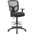 Norstar Office Boss Stool, Mesh, Black, BOPB16021