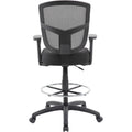 Norstar Office Boss Stool, Mesh, Black, BOPB16021