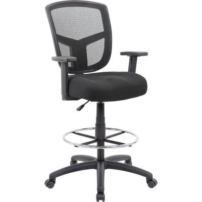 Norstar Office Boss Stool, Mesh, Black, /CT — view 1