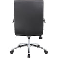 Norstar Office Boss Conf Chair, Black, BOPB696CBK