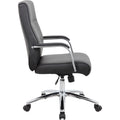 Norstar Office Boss Conf Chair, Black, BOPB696CBK