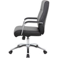 Norstar Office Boss Conf Chair, Black, BOPB696CBK
