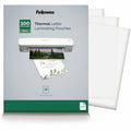 Fellowes Letter-Size Thermal Laminating Pouches, Clear, 1 Pack, FEL5743301