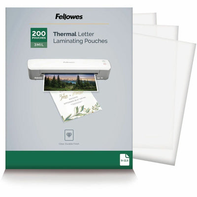 Fellowes Letter-Size Thermal Laminating Pouches, Clear, 1 Pack, FEL5743401