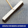 Genuine Joe 24" Push Broomhead, Brown, GJO99652