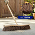 Genuine Joe 24" Push Broomhead, Brown, GJO99652