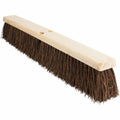 Genuine Joe 24" Push Broomhead, Brown, GJO99652