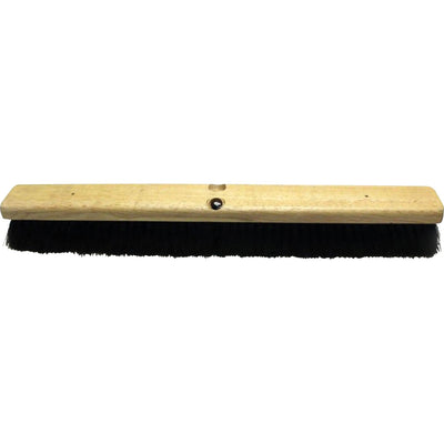 Genuine Joe Hardwood Block Broomhead, Black, GJO99655