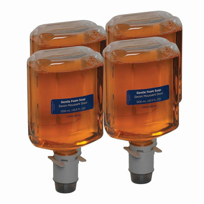 Georgia Pacific . Pacific Blue Ultra Gentle Foam Hand Soap Manual Dispenser Refills, Orange, 4 / Carton, GPC43715