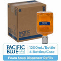 Georgia Pacific . Pacific Blue Ultra Antimicrobial BZK Foam Soap Manual Dispenser Refills, Orange, 4 / Carton, GPC43819