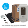 Georgia Pacific . Pacific Blue Ultra Foaming Hand Soap/Hand Sanitizer Wall-Mounted Manual Dispenser, White, GPC53058