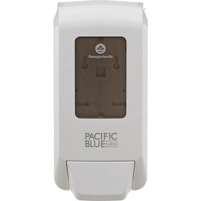 Georgia Pacific . Pacific Blue Ultra Foaming Hand Soap/Hand Sanitizer Wall-Mounted Manual Dispenser, White, GPC53058