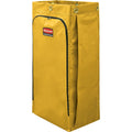 Rubbermaid Commercial 34 Gal Vinyl Bag for High Capacity Janitorial Cleaning Carts, Yellow, RCP1966881
