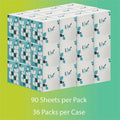 Solaris Paper Livi VPG Facial Tissues, White, 36 / Carton, SOL11516