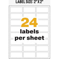 Avery UltraDuty Chemical Label, White, 1 Box, AVE60517