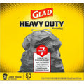 The Clorox Glad ForceFlexPlus Drawstring Large Trash Bags, Black, 1 Box, CLO78997