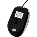 Verbatim America Corded Notebook Optical Mouse - White, VER99740