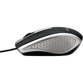 Verbatim America Corded Notebook Optical Mouse - White, Silver, VER99741