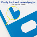 Avery Letter Pocket Folder, Light Blue, 8 1/2" Width x 11" Length, 5 / Carton, AVE47986CT