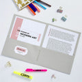 Avery Letter Pocket Folder, Gray, 8 1/2" Width x 11" Length, 5 / Carton, AVE47990CT