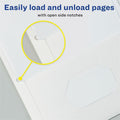 Avery Letter Pocket Folder, White, 8 1/2" Width x 11" Length, 5 / Carton, AVE47991CT