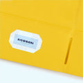 Avery Letter Pocket Folder, Yellow, 8 1/2" Width x 11" Length, 5 / Carton, AVE47992CT