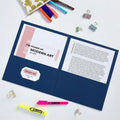 Avery Letter Pocket Folder, Assorted, 8 1/2" Width x 11" Length, 5 / Carton, AVE47993CT