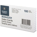 Business Source Ruled Index Cards, 5" x 3", 10 / Box, BSN65259BX