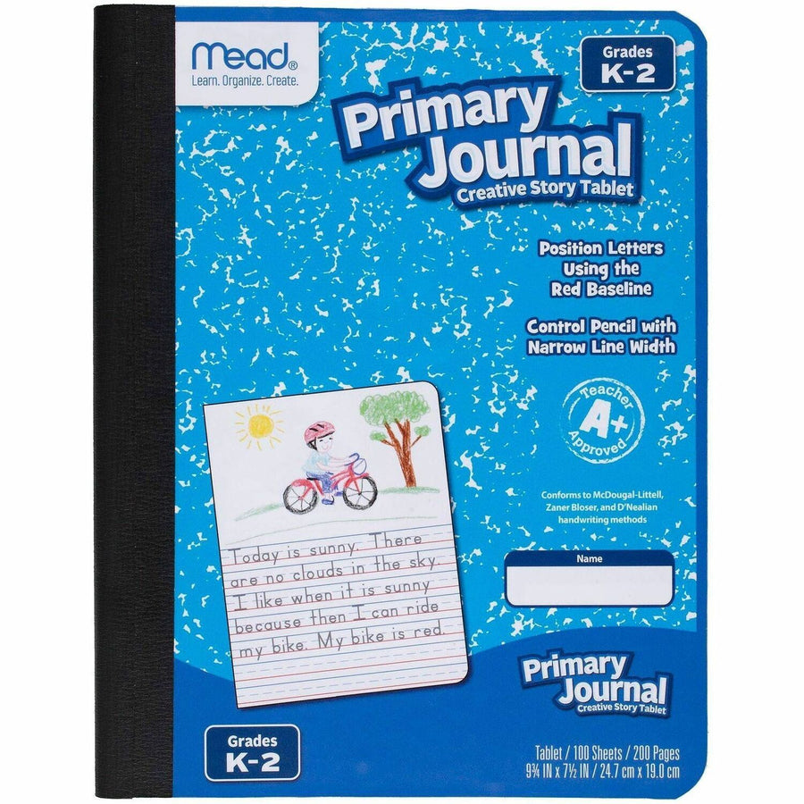 Mead K-2 Classroom Primary Journal, 7.5" x 9.8", 100, 12 / Carton, MEA09554CT