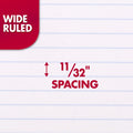 ACCO Mead Wide Ruled Composition Notebook, 7 1/2" x 9 3/4", 12 / Carton, MEA09910CT