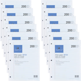 Sparco 3HP Filler Paper, 8" x 10 1/2", 12 / Bundle, SPR82122BD