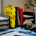 Avery 1-1/2" Heavy-Duty Industrial SDS Binder - One-Touch Rings, Red, 8 1/2" Width x 11" Length, AVE18950
