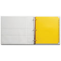 Avery Heavy-Duty Plastic A-Z Industrial Dividers, Yellow, 1 Set, AVE23081
