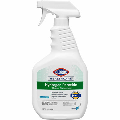 The Clorox Company Clorox Healthcare Hydrogen Peroxide Cleaner Disinfectant Spray, Clear, CLO30828