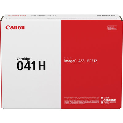 Canon 041H Original High Yield Laser Toner Cartridge - Black -, CNMCRTDG041H