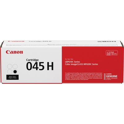 Canon 045H Original High Yield Laser Toner Cartridge - Black -, CNMCRTDG045HBK