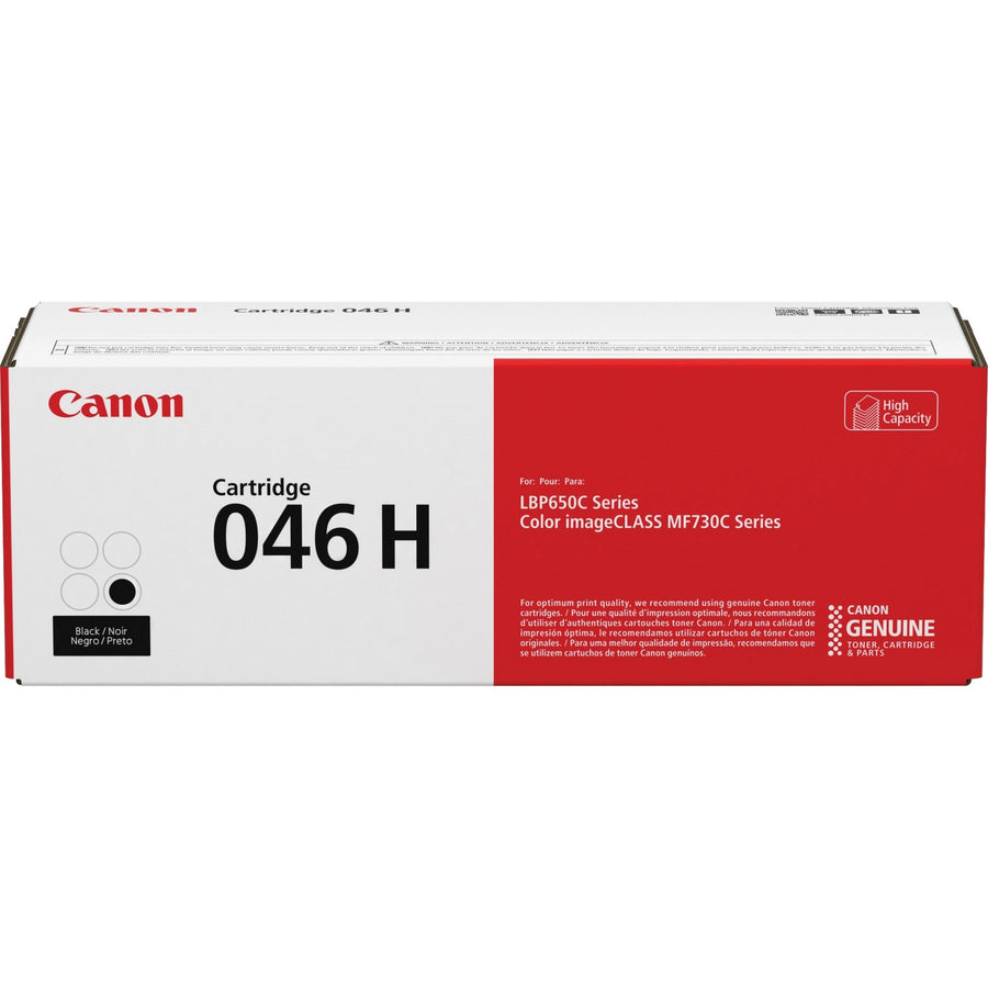 Canon Cartridge 046H High Capacity Toner Cartridge, CNMCRTDG046HBK