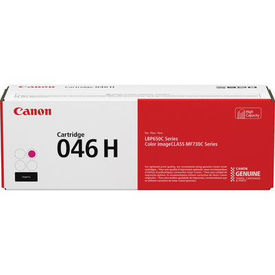 Canon 046H Original High Yield Laser Toner Cartridge - Magenta -, CNMCRTDG046HM