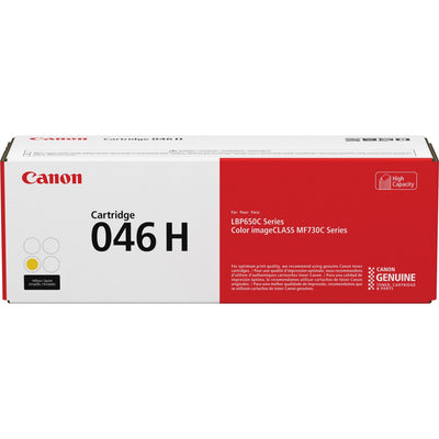 Canon 046H Original High Yield Laser Toner Cartridge - Yellow -, CNMCRTDG046HY