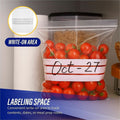 Genuine Joe Food Storage Bags, Clear, 1 Box, GJO11573