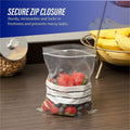 Genuine Joe Food Storage Bags, Clear, 1 Box, GJO11573
