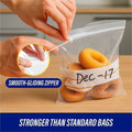 Genuine Joe Food Storage Bags, Clear, 1 Box, GJO11573
