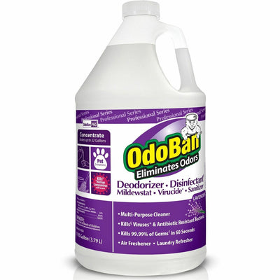 Clean Control OdoBan Deodorizer Disinfectant Cleaner Concentrate, Purple, ODO911162-G4