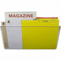 ERA Group Storex Stacking Wall Pocket, Clear, STX70207U06C