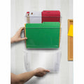 ERA Storex Stacking Wall Pocket, Clear, STX70213U06C