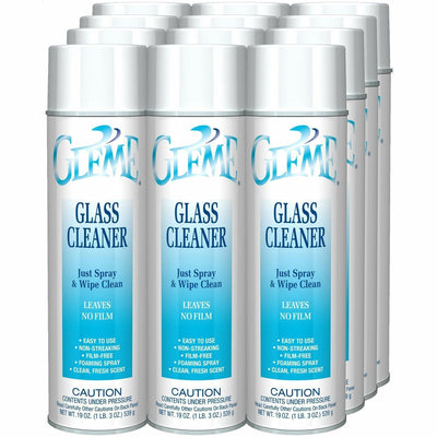 The Claire Claire Gleme Glass Cleaner, White, 12 / Carton, CGCCL050