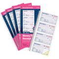 TOPS Adams Spiral 2-part Money/Rent Receipt Book, Canary, 5 / Pack, ABFSC1152PK