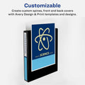 Avery Economy View Binder, White, 8 1/2" Width x 11" Length, 4 / Bundle, AVE05741BD