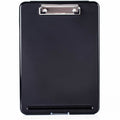 Business Source Storage Clipboard, Black, 8 1/2" Width x 11" Length, 12 / Carton, BSN37513CT