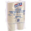 Genuine Joe 10 oz Disposable Hot Cups, White, 5 / Bundle, GJO19046BD